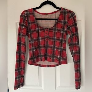 Free people crop long sleeve size medium